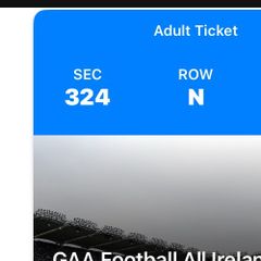 Dublin V Kerry - Davin - 2 Adult Tickets Together Eur 60 EACH