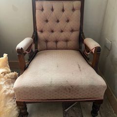 Free solid wood armchair