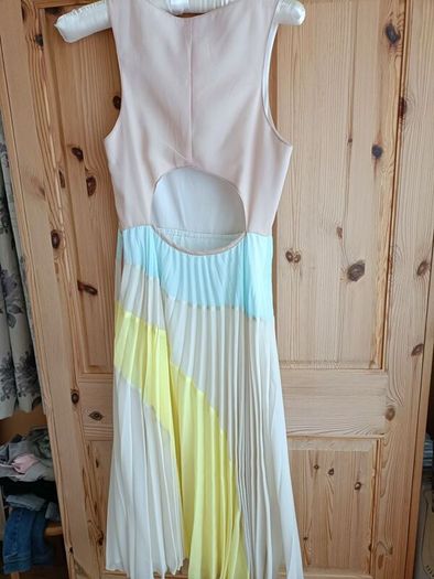asos pleated midi dress uk6