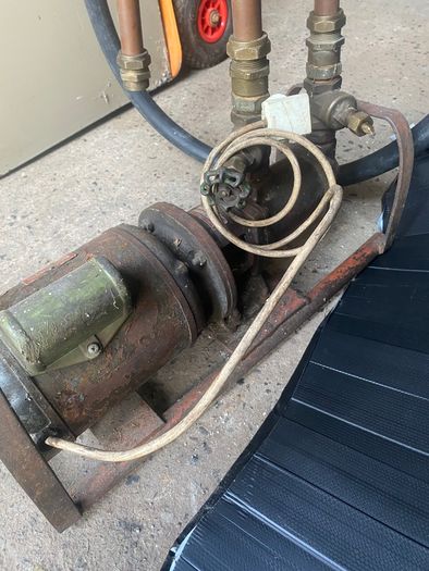 Old fuel transfer pump