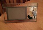 Frosted glass photo frame