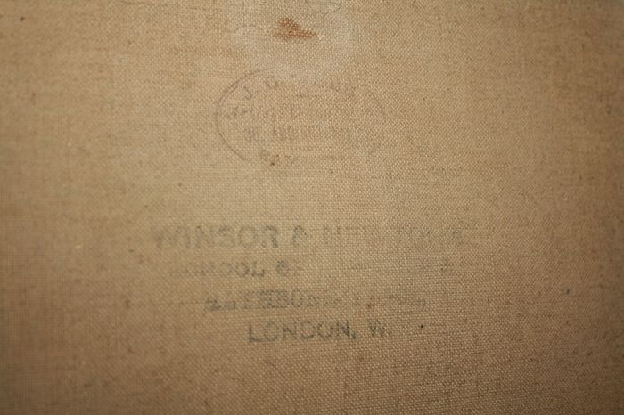 Vintage Oil on Canvas WINSOR 19" x 13"
