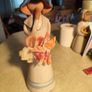 Swedish vintage studio pottery Flower Girl figurine Image 5