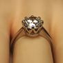 18ct White Gold Hand Made 2ct.Diamond Solitaire Ring Image 7
