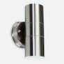 Modern Stainless Steel Outdoor Garden Up/Down Security Wall Light - IP44 Rated Image 5