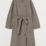 H&m Premium Wool Belted Coat Image 4