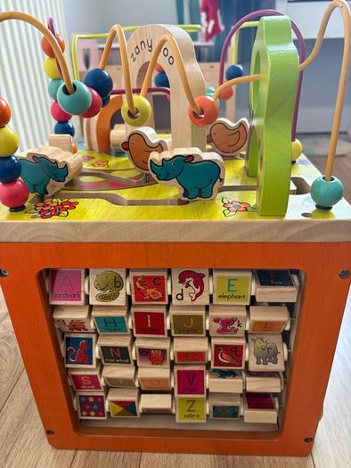 Zany zoo activity cube