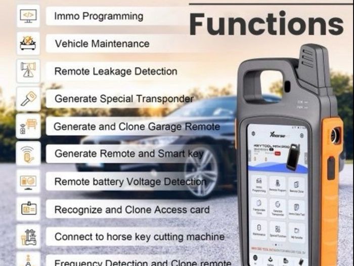 2026 Xhorse VVDI Key  Tool Max Pro Remote Maker and Key Programmer Multi-Function Machine Support CAN-FD Protocol