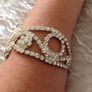Stunning Vintage Diamonte Bracelet Image 9