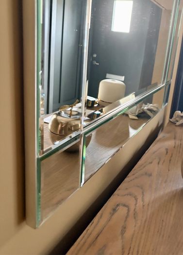 Beautiful mirror with bevelled edges
