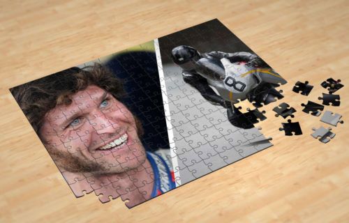 PERSONALISED CUSTOM A4 96 Pieces Jigsaw Puzzle Photo and Message