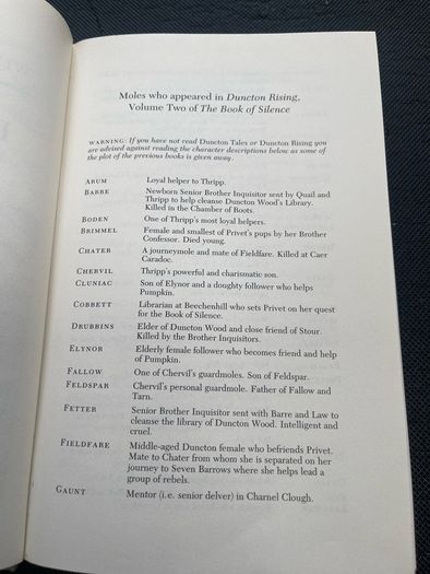 Duncton Stone -Hardback- (William Horwood)