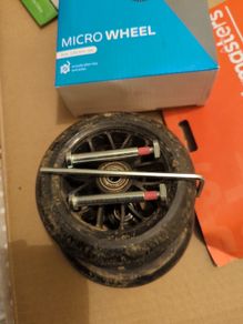 micro scooter wheels with new axles