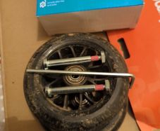 micro scooter wheels with new axles