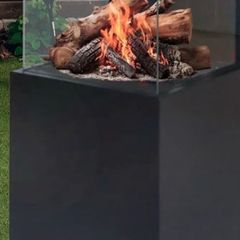 MustagBergen Gas Patio Fire Column With Cover