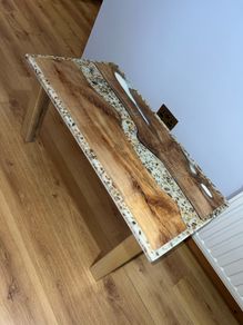 Handmade Wooden/Resin Coffee Table