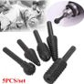 5PCS Woodworking Twist Drill Bits,Rotary Burr Set Carving Tool 6mm(1/4) Shank Electrical Tools Carpentry Cutting Rotating Embossed Grinding Head Image 7