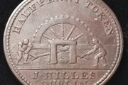 #782 - Ireland - 1813 - Half Penny - Token - HILLES