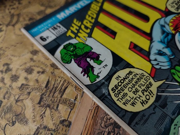 Incredible Hulk ! Issue #165 ! 1st Appearance of Aquon ! Bronze Age Comic from 1973 ! by Marvel !
