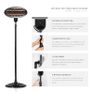 In/Outdoor Electric Lamp Patio Standing Heater Safety heat protection Image 4