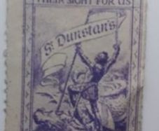 STAMP - Rare St. Dunstans - Charity Stamp
