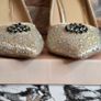 Crystal glam heels, size 6 Image 7