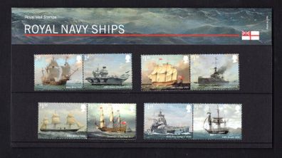 2019 Great Britain Royal Navy Ships Commemorative Stamps Presentation Pack