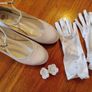 Communion dress with shoes and all accessories Image 8