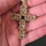 9k Gold big Cross 375 Image 3
