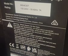 Hisense  86 inch 4K UHD digital  signage  display