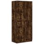 Wardrobe Smoked Oak 90x50x200 cm Image 2