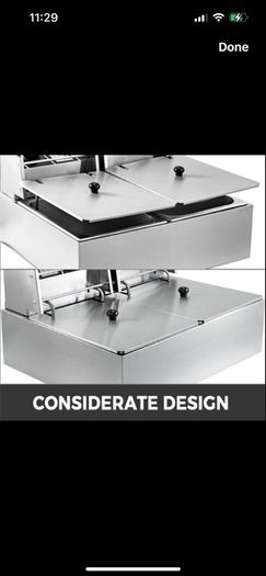 New fryer double 12L new 220v