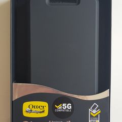 OtterBox Strada Via Case for Samsung Galaxy S20+, Shockproof Drop Proof Slim Comfortable Protective Folio Case with Card Holder, 2x Military Grade Tested, Black