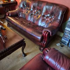 Three Piece Leather  Suite 3+1+1.