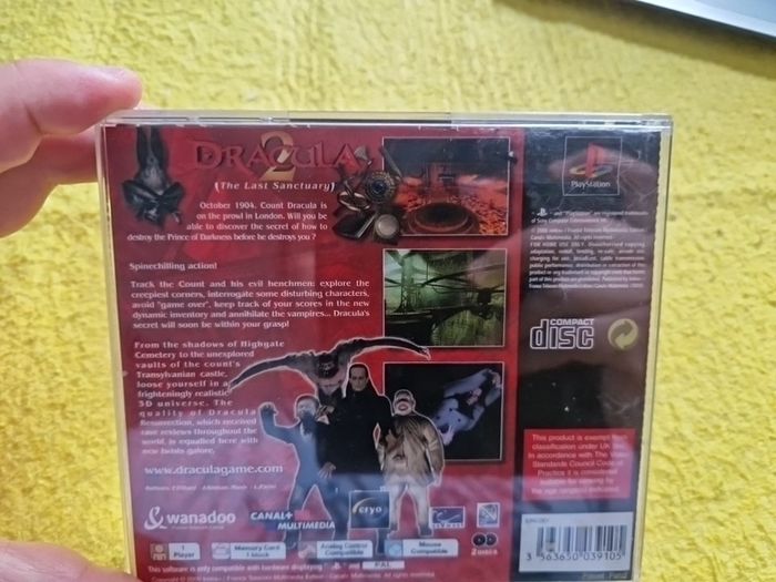 Dracula 2 The last sanctuary PlayStation1 Ps1 PlayStation2 Ps2 Games Original