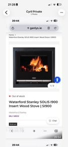 Stanley stove Inset 900