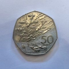 UK 1994 50p Coin D-Day 50th Anniversary Normandy Landings
