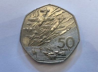 UK 1994 50p Coin D-Day 50th Anniversary Normandy Landings