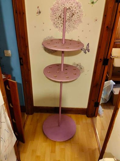 Multi Purpose Stand Plant Stand  Pink