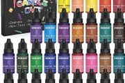 30 Colors Liquid Candle Dye Kit, DIY Candle Making Kit, Concentrated Liquid Oil-based Candle Dye, for Beeswax, Palm Wax, Gel Wax, Paraffin, Soy Wax, Coconut Wax, Candle Colour Dye - 10ml (FREE SHIPPING)