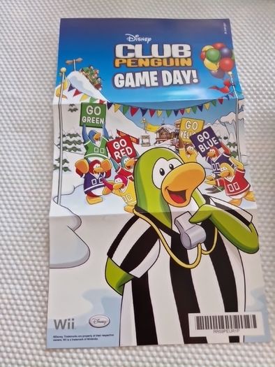 Disney Club Penguim Game day Nintendo Wii Games Original