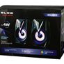 New LED PC Computer Portable Multimedia 2.0 Audio Speakers Jack 3.5mm USB #1198 Image 3