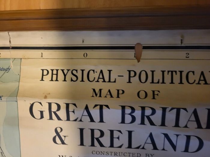 Educational map of Great Britain and Ireland