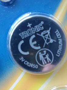 CR2450 button cell battery - Free shipment