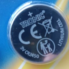 CR2450 button cell battery - Free shipment