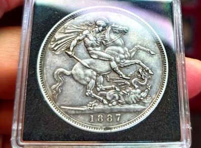 Victoria crown 1887 high grade coin
