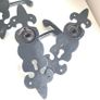 Two Pairs Cast Iron Door Handles Image 4