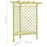 Corner Pergola with Seat 130x130x197 cm Impregnated Pinewood Image 8