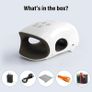 Hand Massager - 3Massage Sizes, Cordless Hand Massager with Heat & Compression for Arthritis and Carpal Tunnel, Gift for Men Women Family Friends, Relaxation at Home, Office, Outdoors, White Image 6
