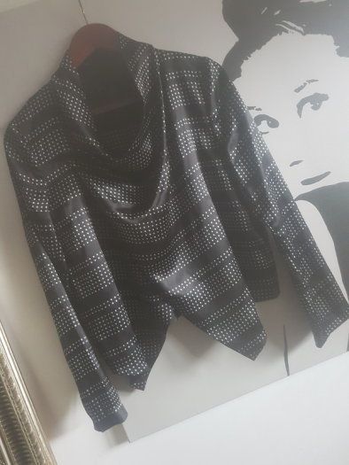 Philosophy Blues Original SILK Polka Blouse